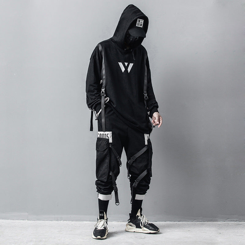 Reflective strip hoodie