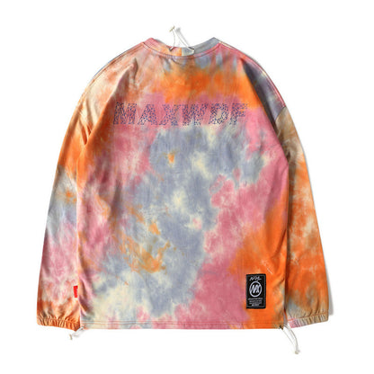 Men's gradient tie-dye sweatshirt