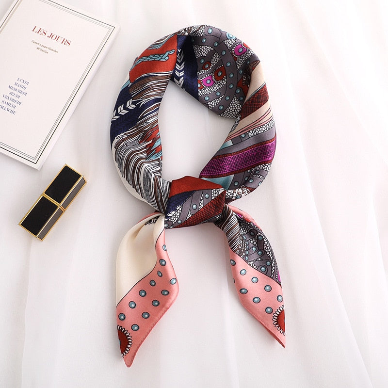 Foulard en soie vintage pour dames