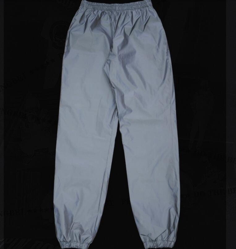 reflective trousers reflective jogging shrink leg pants bboy pants