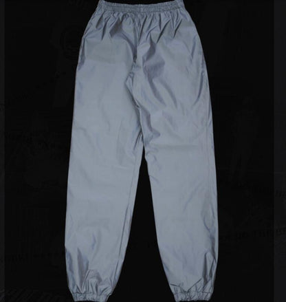 pantalones reflectantes jogging reflectante pantalones de pierna retráctil pantalones bboy