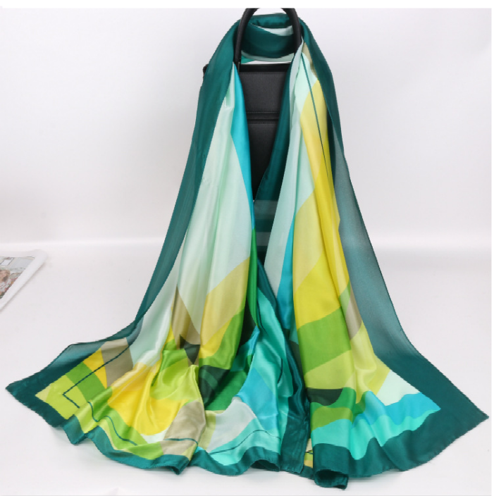 Fashion Women's Sunscreen Simulation Silk Scarf