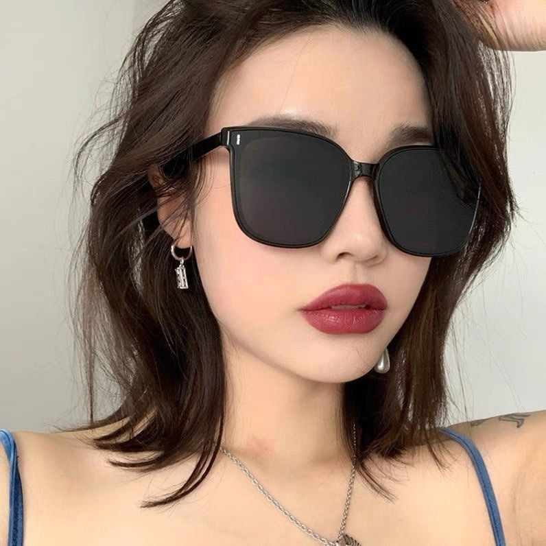 Women's UV Resistant Retro Box Sunglasses Frame