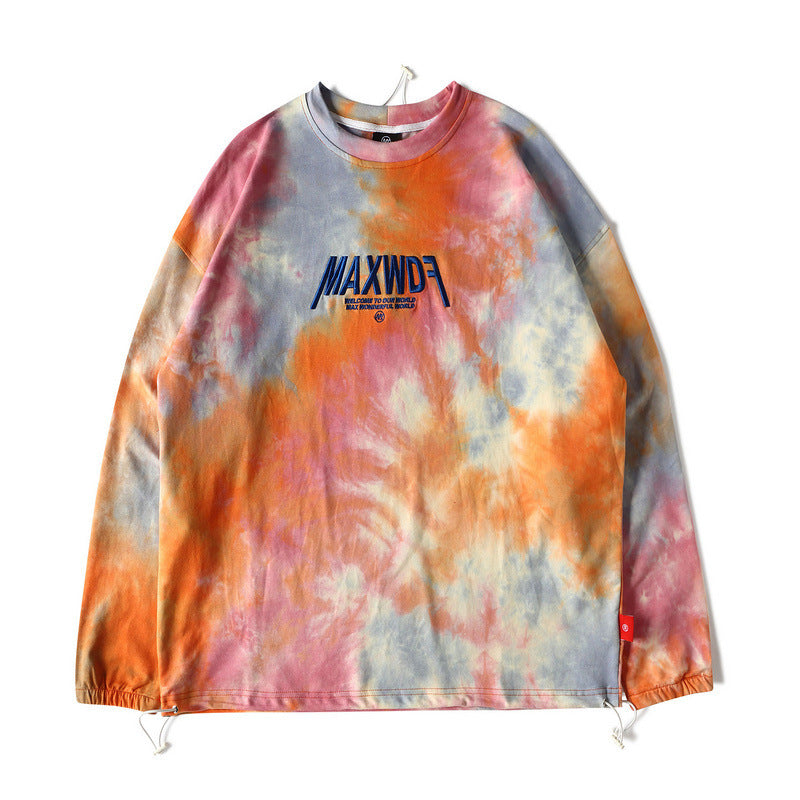 Men's gradient tie-dye sweatshirt