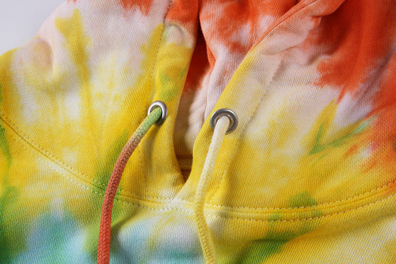 Rainbow tie dye sweater