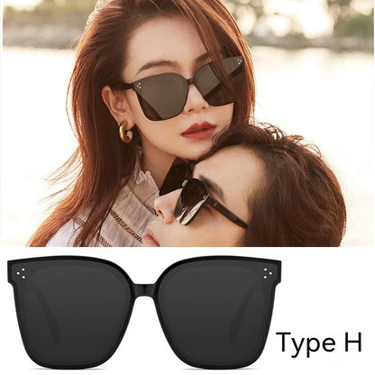 Women's UV Resistant Retro Box Sunglasses Frame