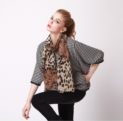 Silk scarf shawl