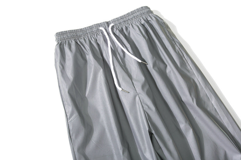 Reflective jogging slacks