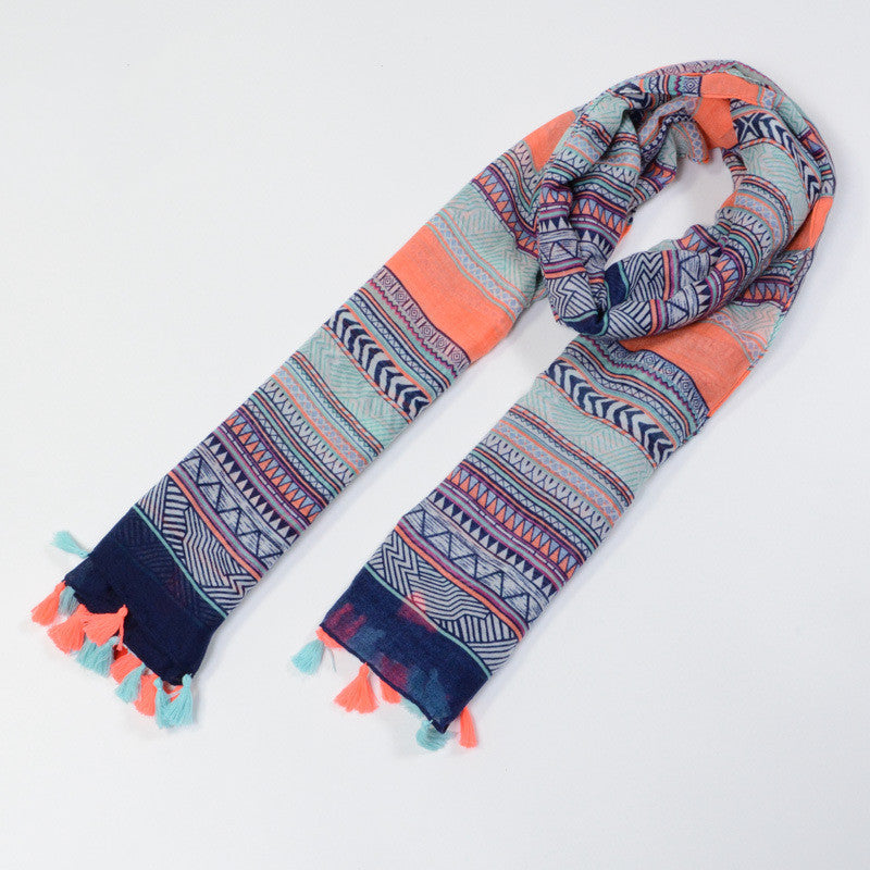 Bohemian hanging beard scarf