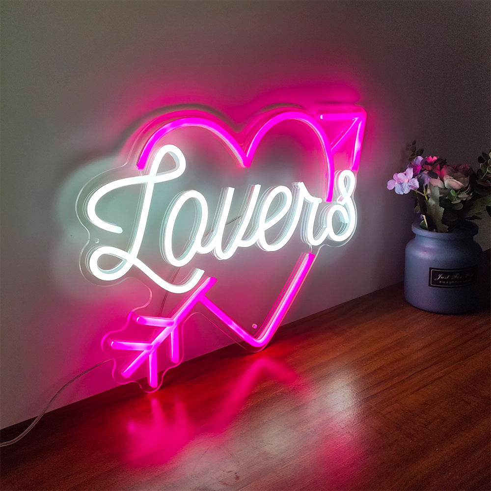 Proposal Confession Atmosphere Decoration Love Neon Light