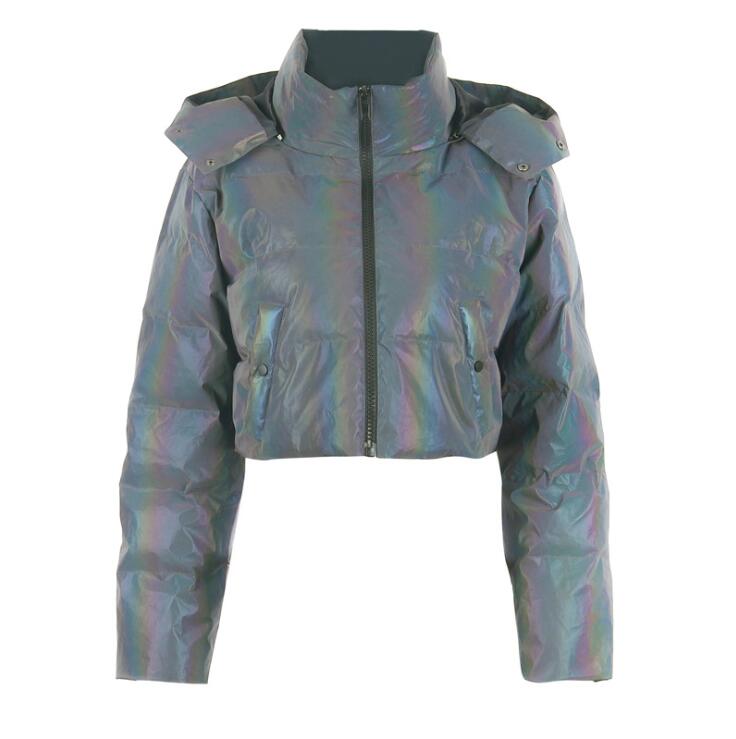 new winter rainbow reflective jackets