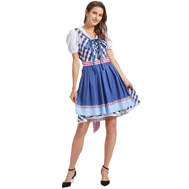 Robe rétro d’art allemand féminin