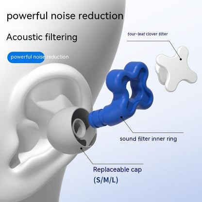 Silicone Noise-canceling Earplugs Hearing Protection