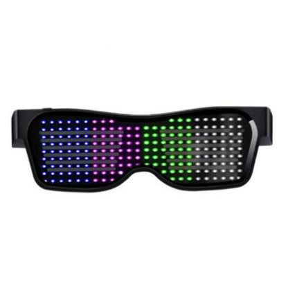 Lunettes LED de fête multicolores, lunettes LED clignotantes dynamiques