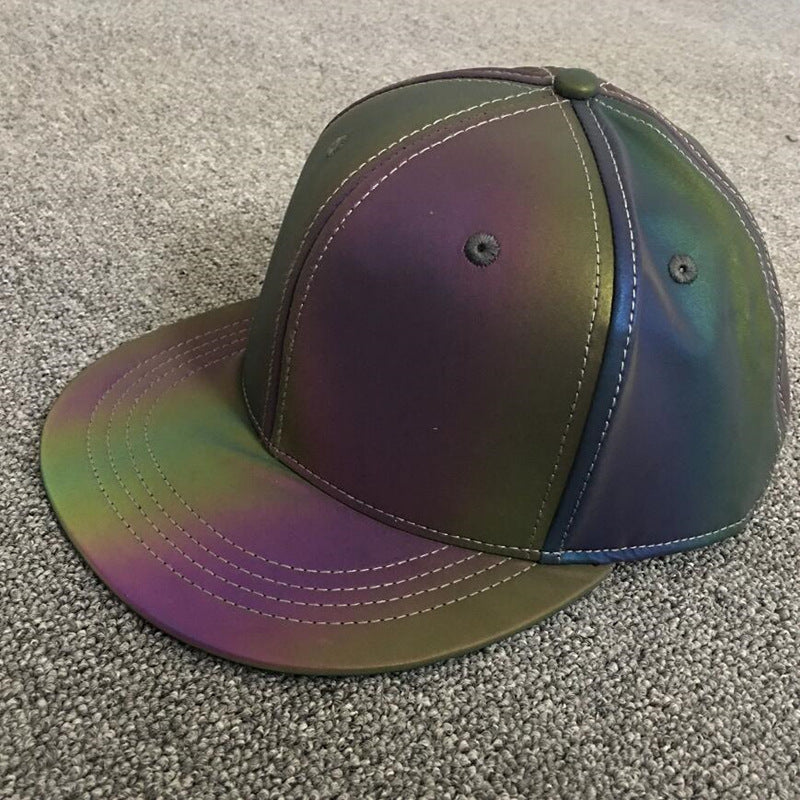 Colorful reflective laser colorful reflective cap