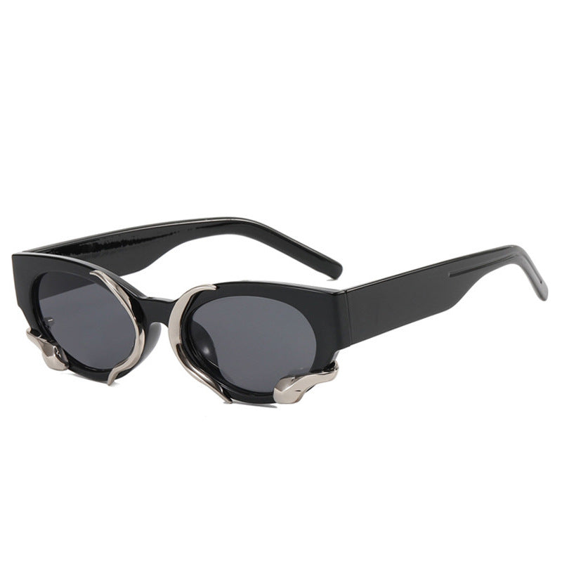 Cross-border European And American Retro Spirit Snake Cats' Eye Sunglasses