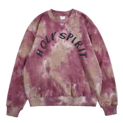 Sweat imprimé tie-dye