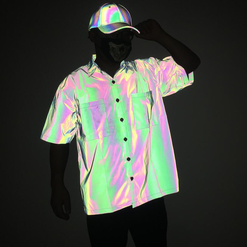 Reflective short sleeve shirt