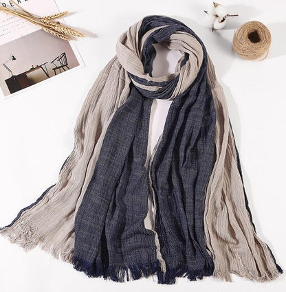 Men's cotton scarf