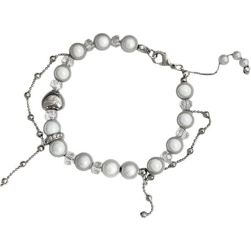 Reflective Pearl Bracelet Design European And American Spice Girls