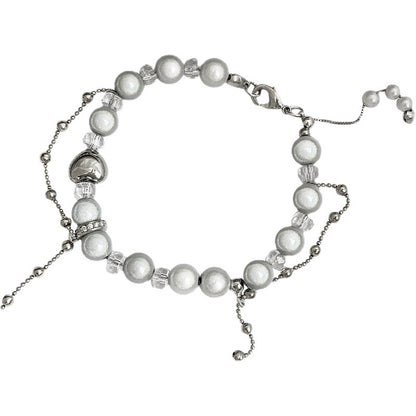 Reflective Pearl Bracelet Design European And American Spice Girls