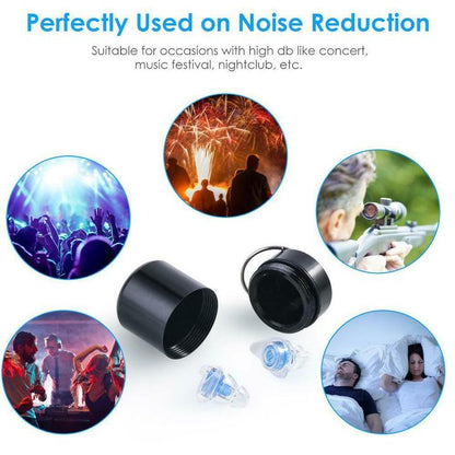 Music noise reduction earplugs