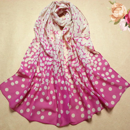 Ladies Chiffon Scarf Water Freezing Point