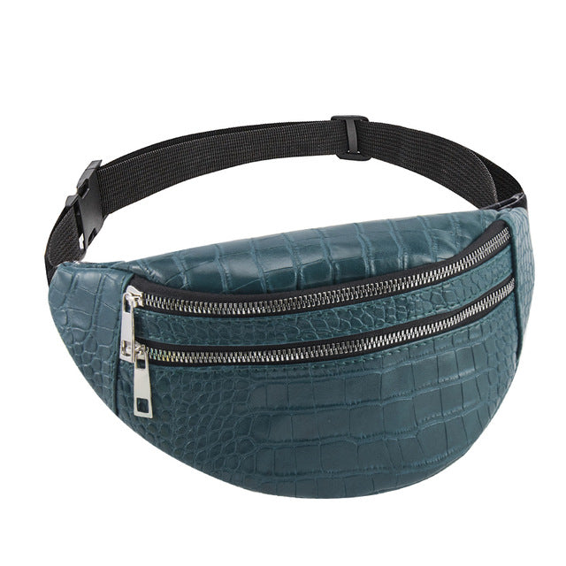 PU leather leisure Fanny pack for fashionable ladies