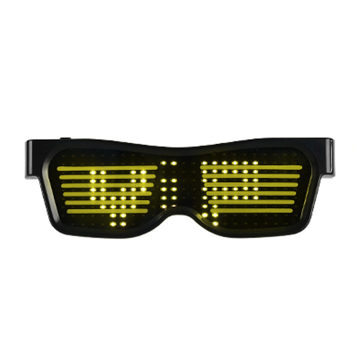 Lunettes LED de fête multicolores, lunettes LED clignotantes dynamiques