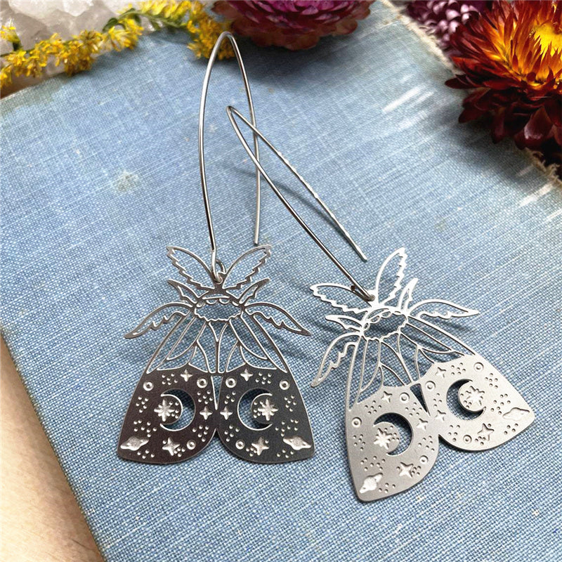 Boucles d'oreilles pendantes découpées Boho Trends pour femmes