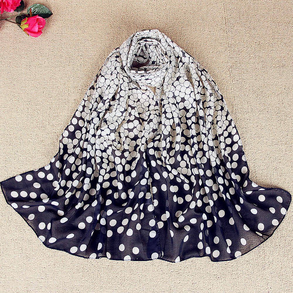 Ladies Chiffon Scarf Water Freezing Point