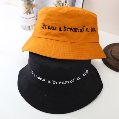 Chapeau de soleil brodé avec lettres simples et assorties avec tout