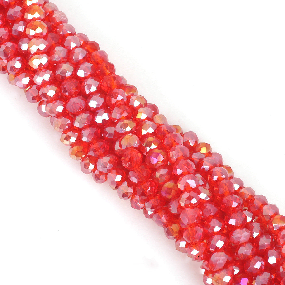 Crystal beads glass flat beads