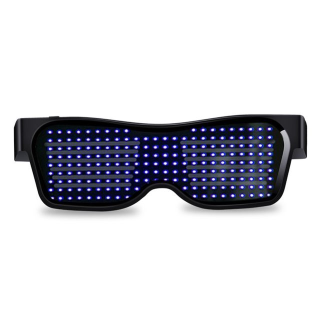 Lunettes LED de fête multicolores, lunettes LED clignotantes dynamiques