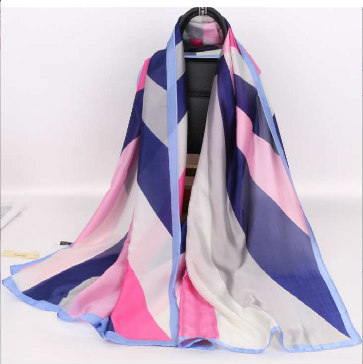 Fashion Women's Sunscreen Simulation Silk Scarf