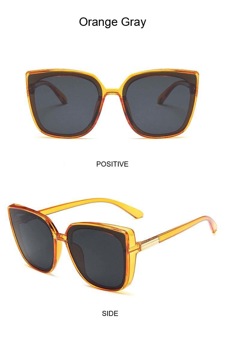 Women's Fashion Square Retro Sunglasses