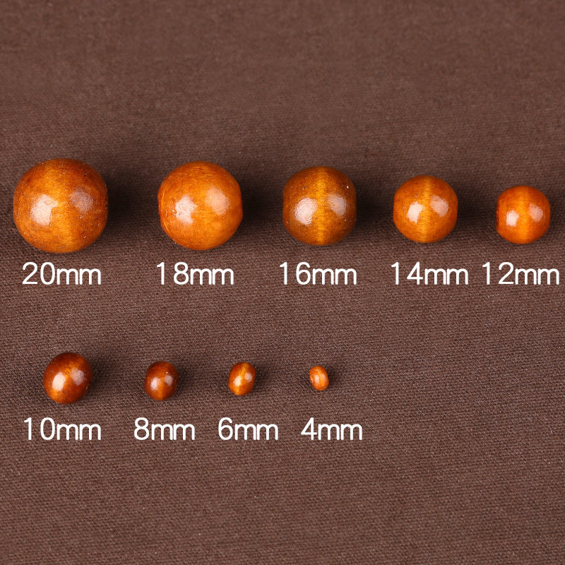 Wooden Beads Loose Beads Handmade Diy Beading Accessories