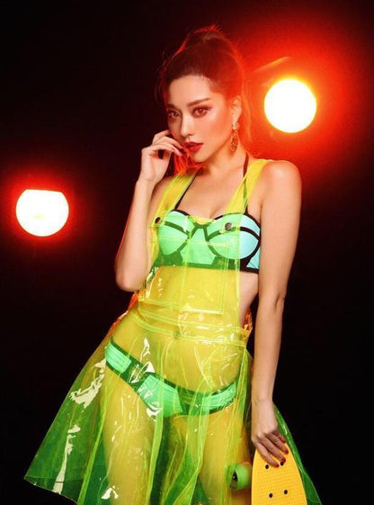 Neon Club Dress