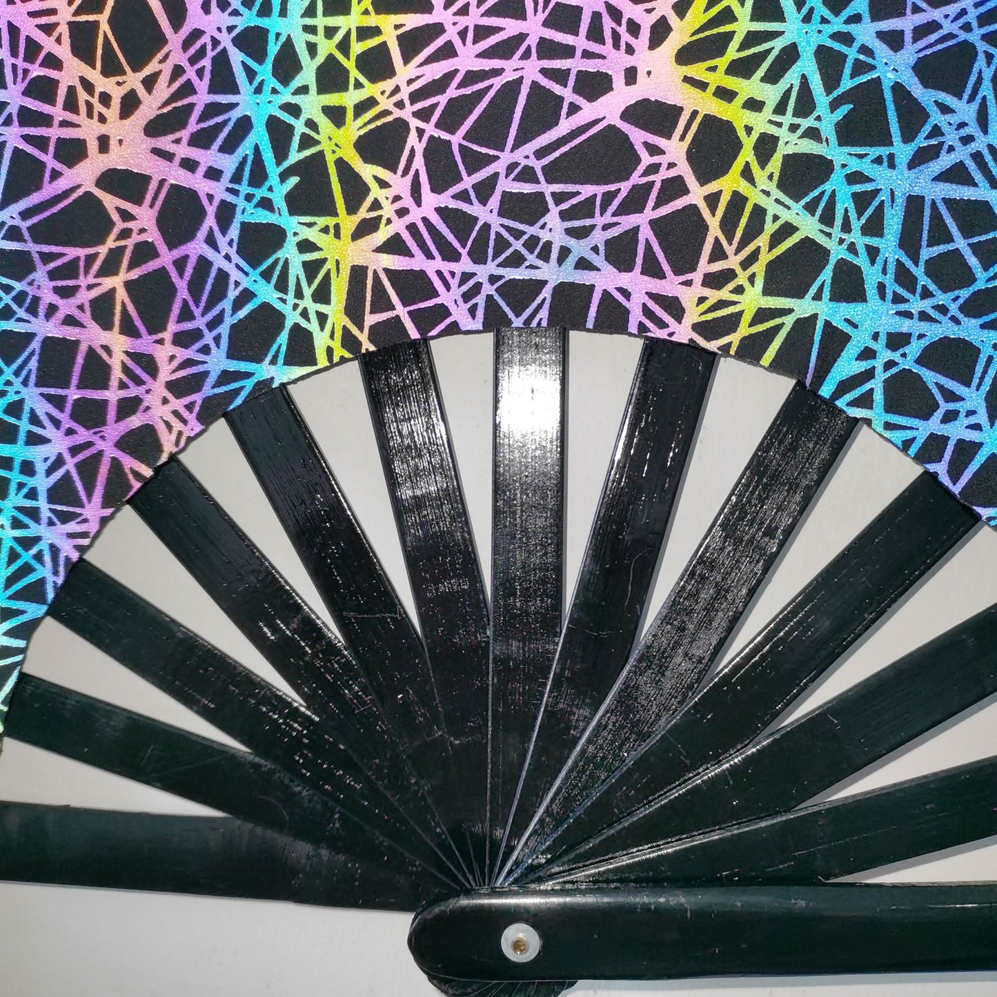 Large Reflective Cloth Fan 33cm Tai Kung Fu