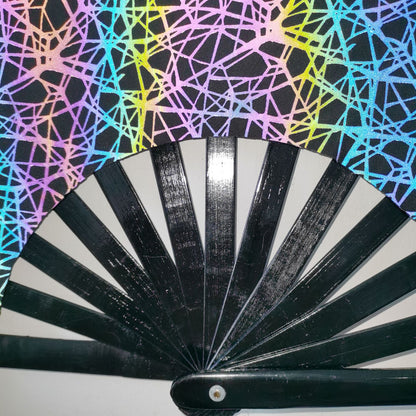 Large Reflective Cloth Fan 33cm Tai Kung Fu