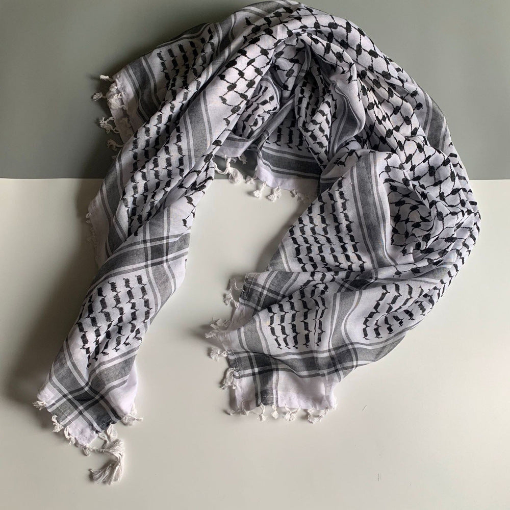 Keffiyeh Foulard Carré Moyen-Orient Dubaï Écharpe Musulman Foulard