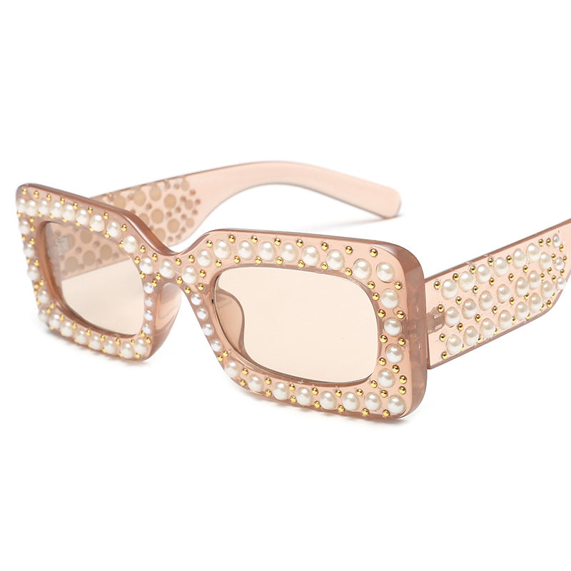 Gafas de sol cuadradas con diamantes para mujer Street Shot