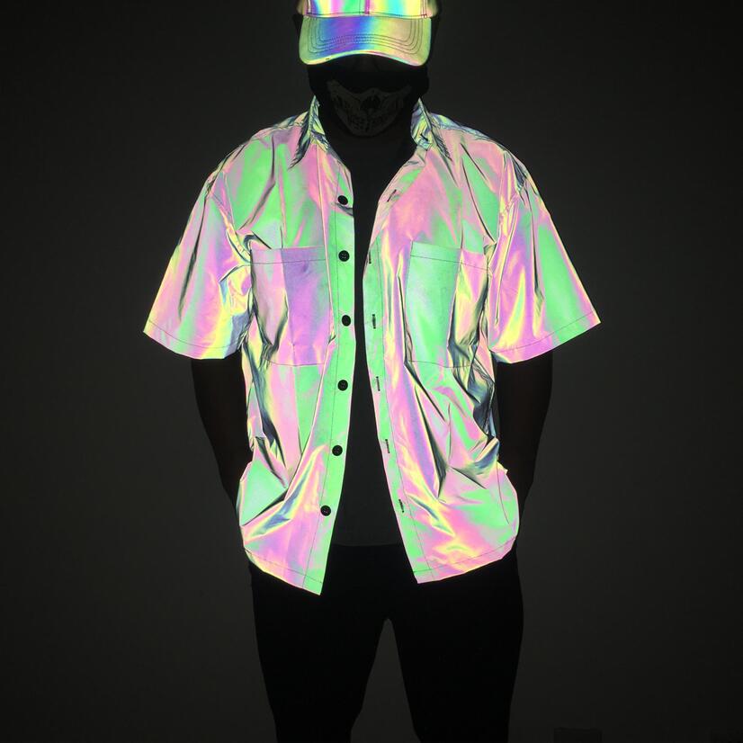 Reflective short sleeve shirt