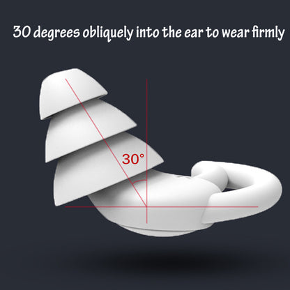 Tapones para los oídos insonorizados antiruido de silicona silenciosos