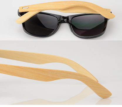 European And American Wooden Sunglasses Retro