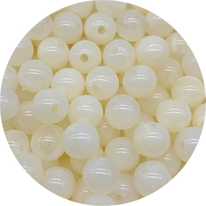 6/8/10MM Acrylic Beads Round Shape Cloud beads Loose Spacer Beads For Jewelry Making DIY Charms Bracelet Necklace Accessories