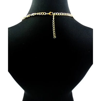 Collar de cadena multicapa para mujer, collares de diamantes de imitación a la moda, borla Maxi, accesorios de fiesta