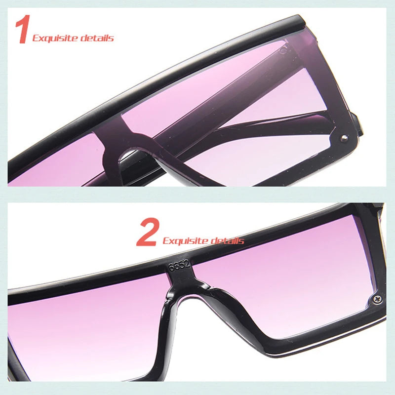 Oversize Square Kids Sunglasses Girls Baby Boys Festival Punk Sunglasses UV400 Glasses Children Oculos De Sol Masculino