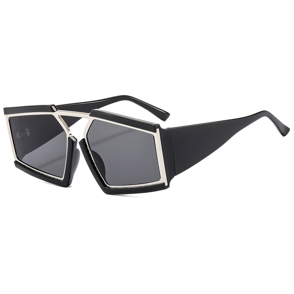 Trendy Square Metal Mixed Sunglasses