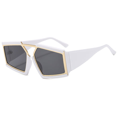 Trendy Square Metal Mixed Sunglasses